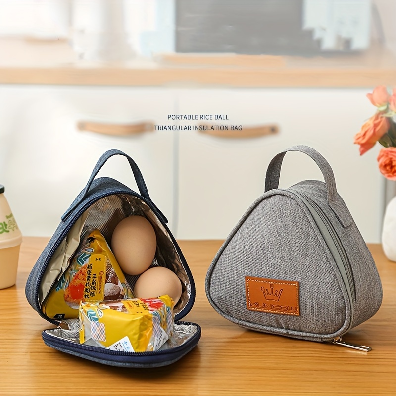 Portable Round Lunch Bag Heat Preservation Bucket Bag - Temu