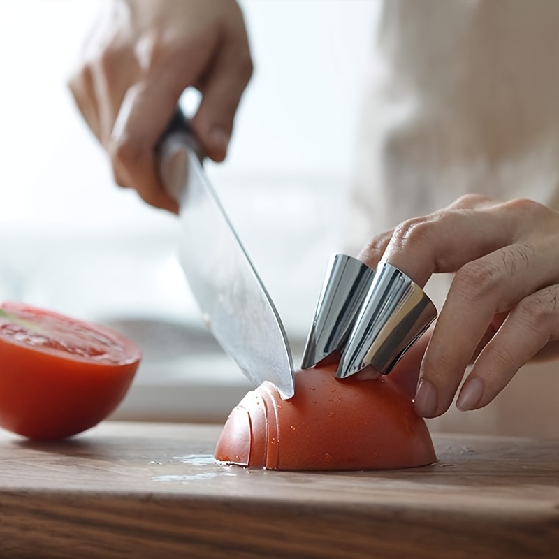 1 Pieza Protector Dedos Cortar Verduras Frutas Forma Segura - Temu