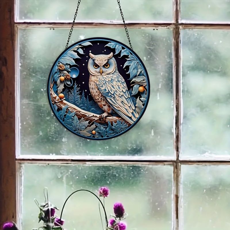 Owls Suncatcher For Window Whimsigoth Home Decor Perfect - Temu