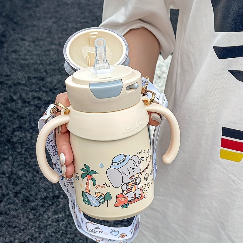 Stainless Steel Thermos Mug Cup for Children, Portable Vacuum