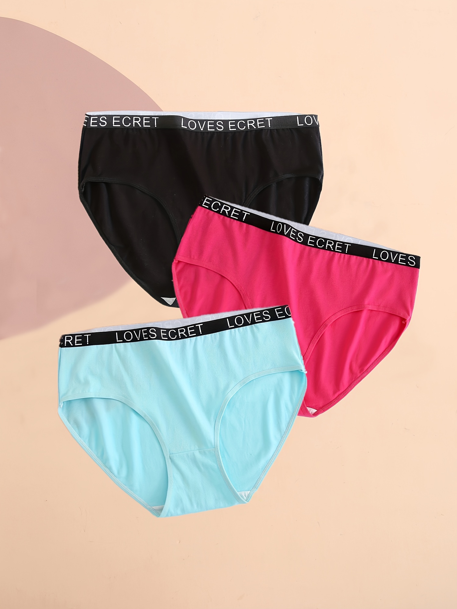 Plus Size Simple Underwear Set Women's Plus Soft Elastic - Temu