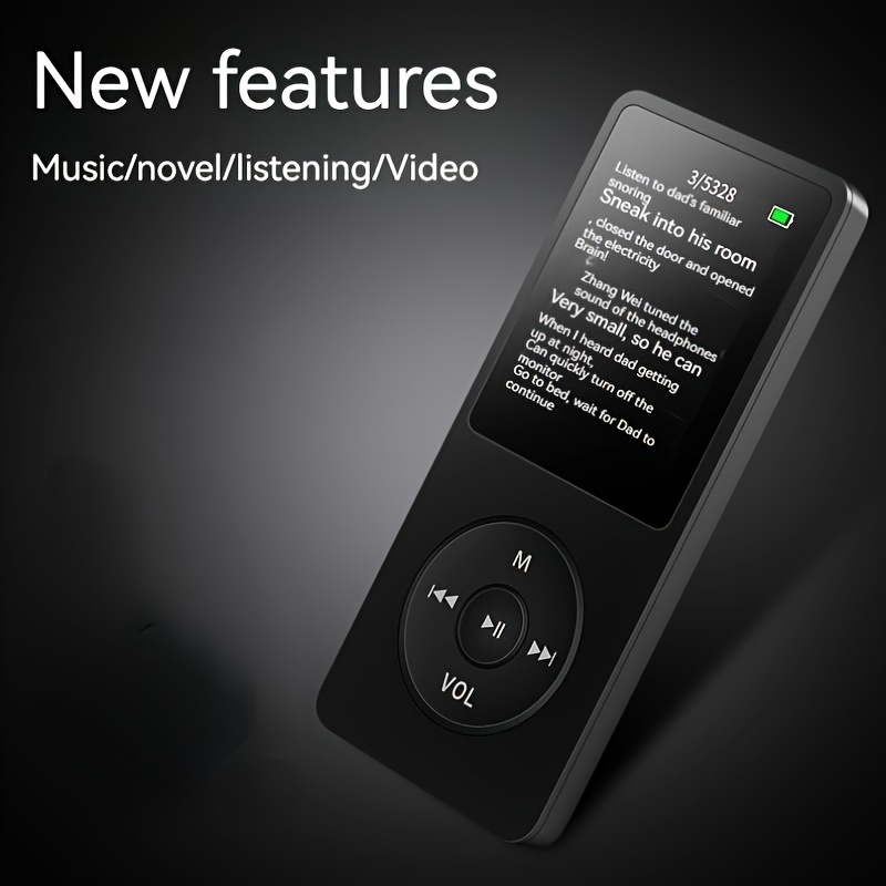 Reproductor MP3 Bluetooth Mejorado 32GB, Multifunción Música