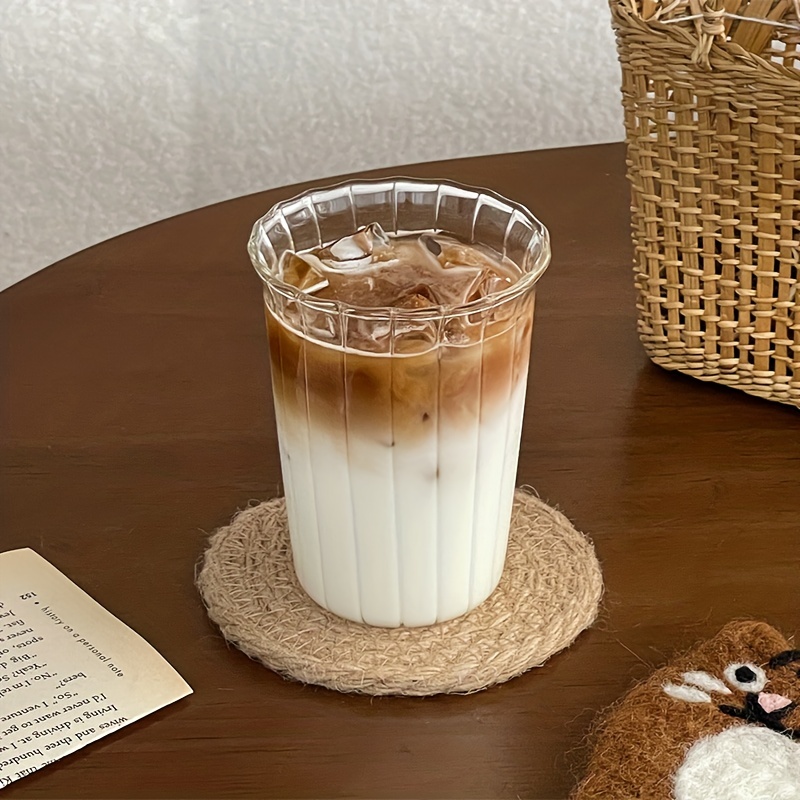 Coffee Iced Coffee Cup, Iced Drinks Flower Cup