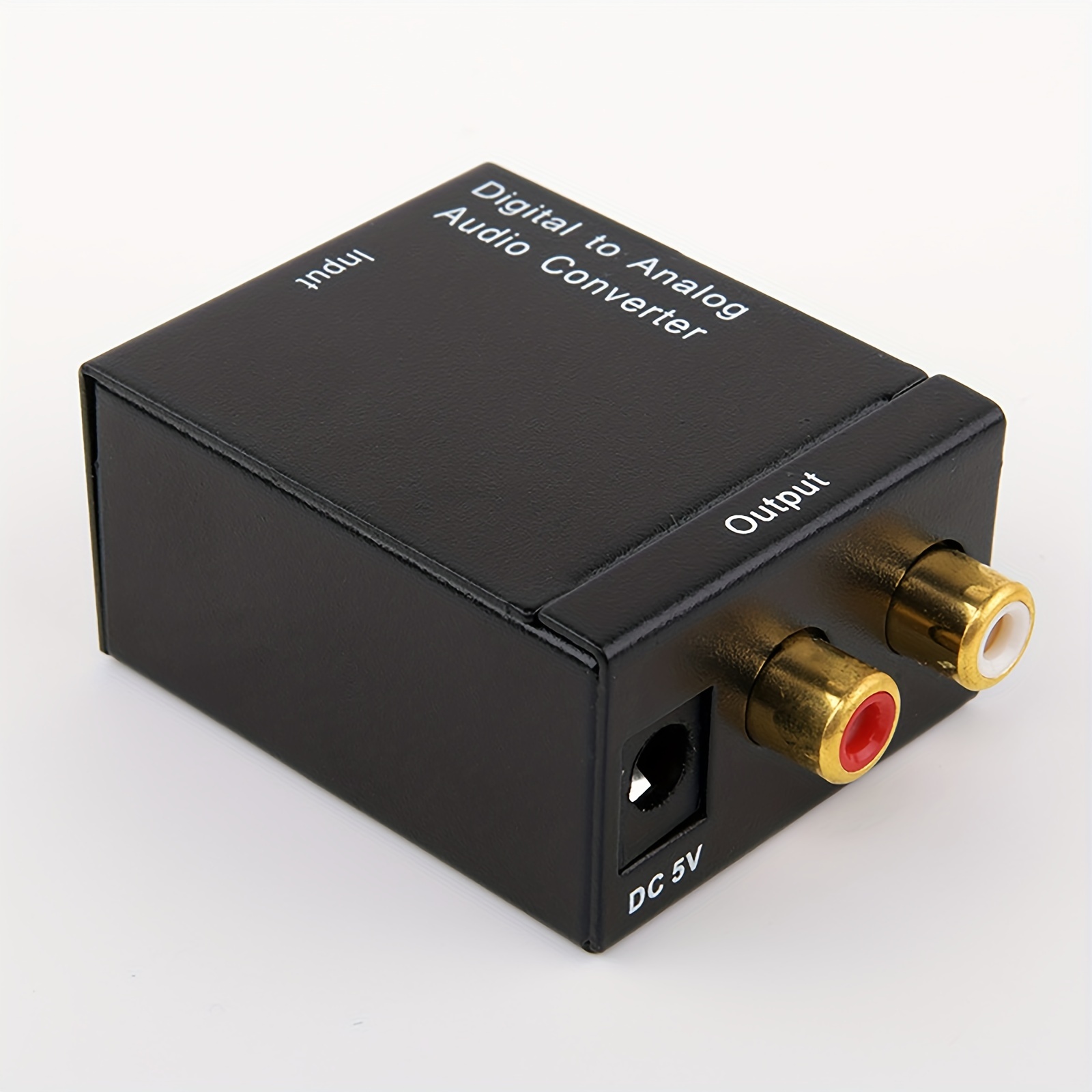 3.5mm Jack Convertisseur Audio Numérique vers Analogique Décodeur Fibre  Optique Signal Coaxial vers Adaptateur Audio RCA L/R Analogique 