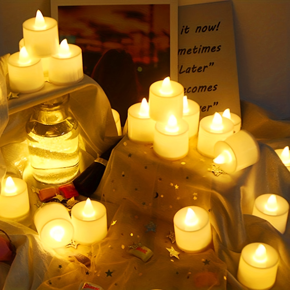 Lampe De Bougies De Noël Sans Flamme, Bougies LED à Fonctionnement Sur  Batterie LED Unique Pour La Décoration De Noël Personnes âgées De Type A,  Personnes âgées De Type B, 