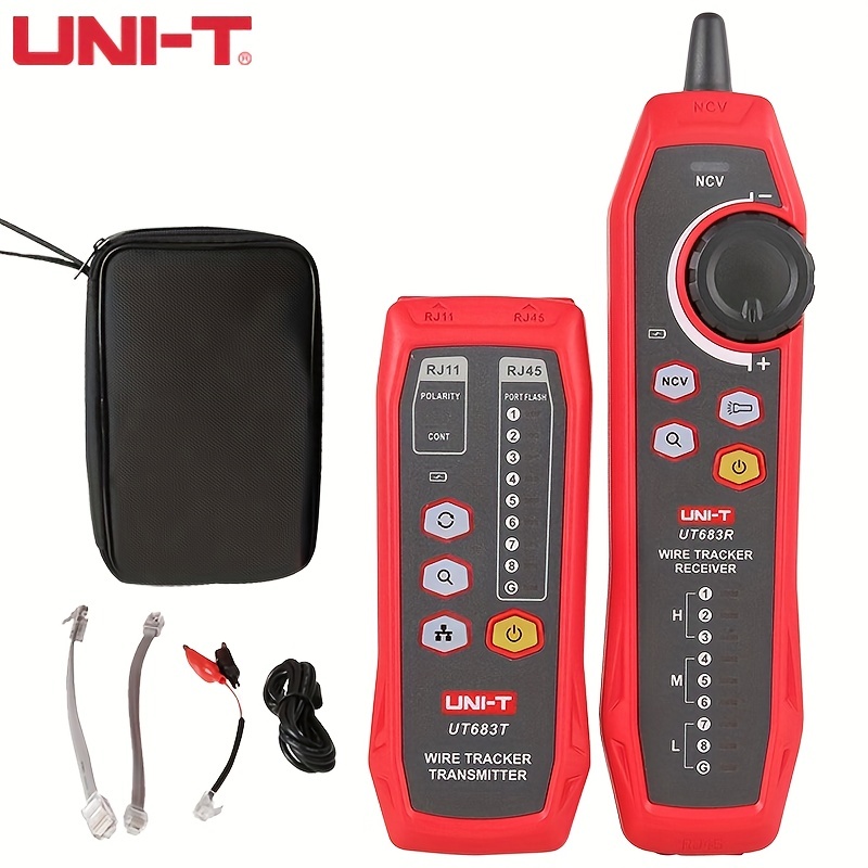Rastreador de cables, probador de cable de red LAN rápida de mano, buscador  de línea, rastreador de cables, herramienta de diagnóstico, sensor