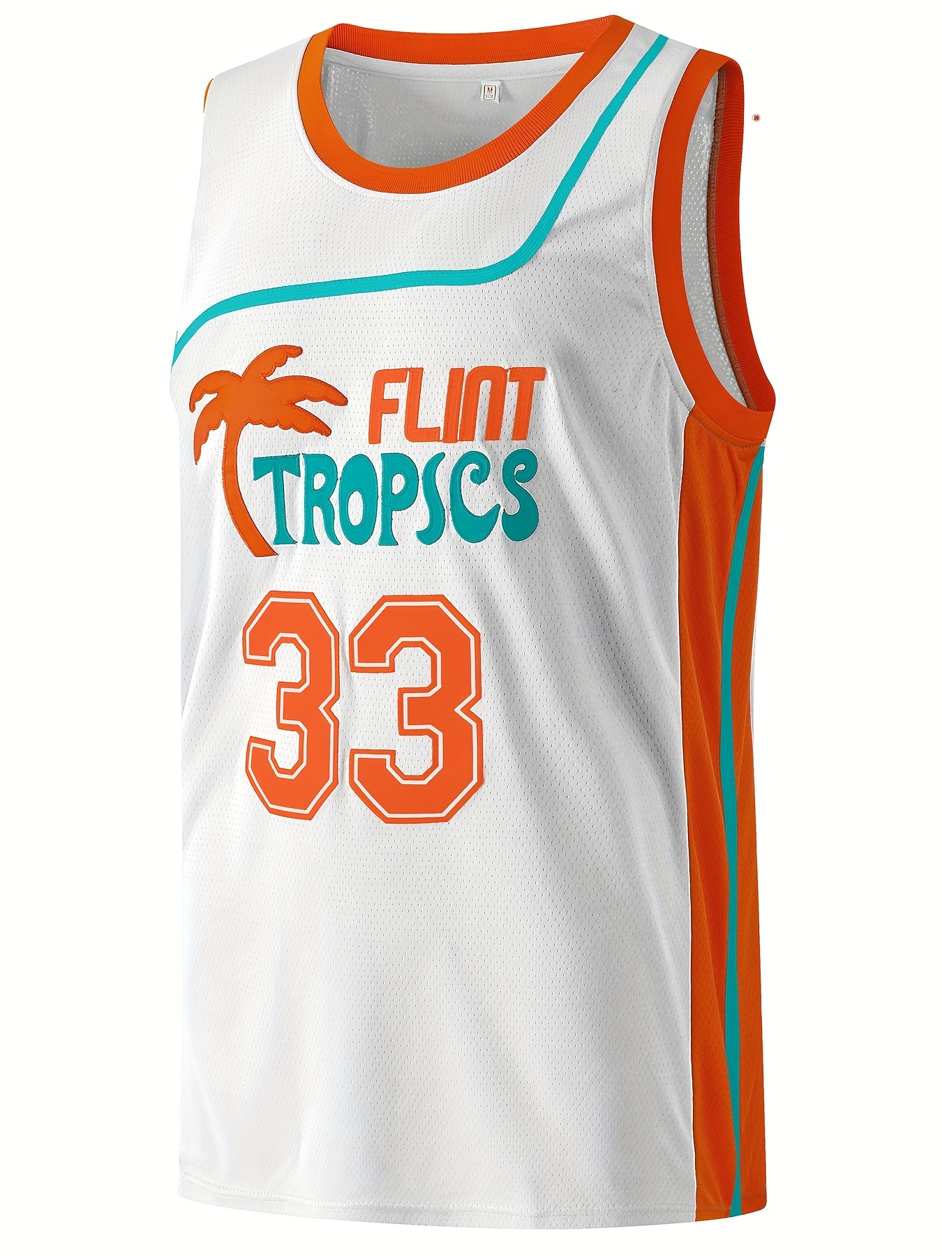 Flint Tropics White Basketball Shorts Adult Halloween Costume