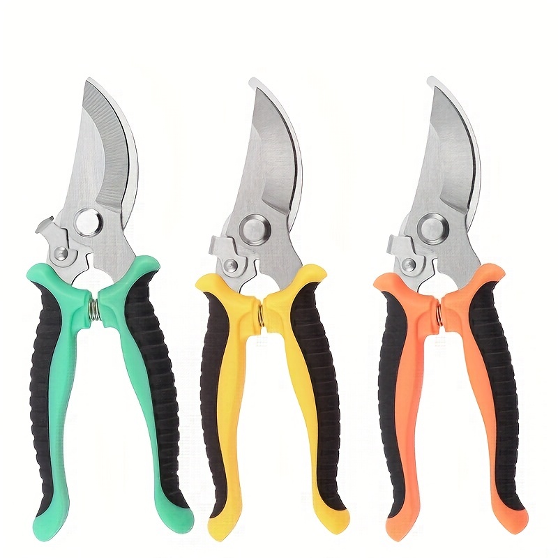 Pruner and Saw Garden Tool Set with Steel Blades and Non-Slip Handles  Scissors for cardboard