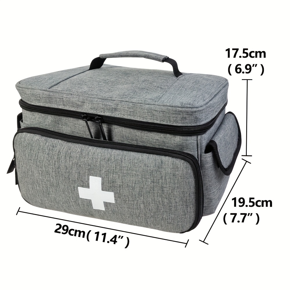 Portable First Aid Tools Storage Bag Organizer for Home Office Car Travel