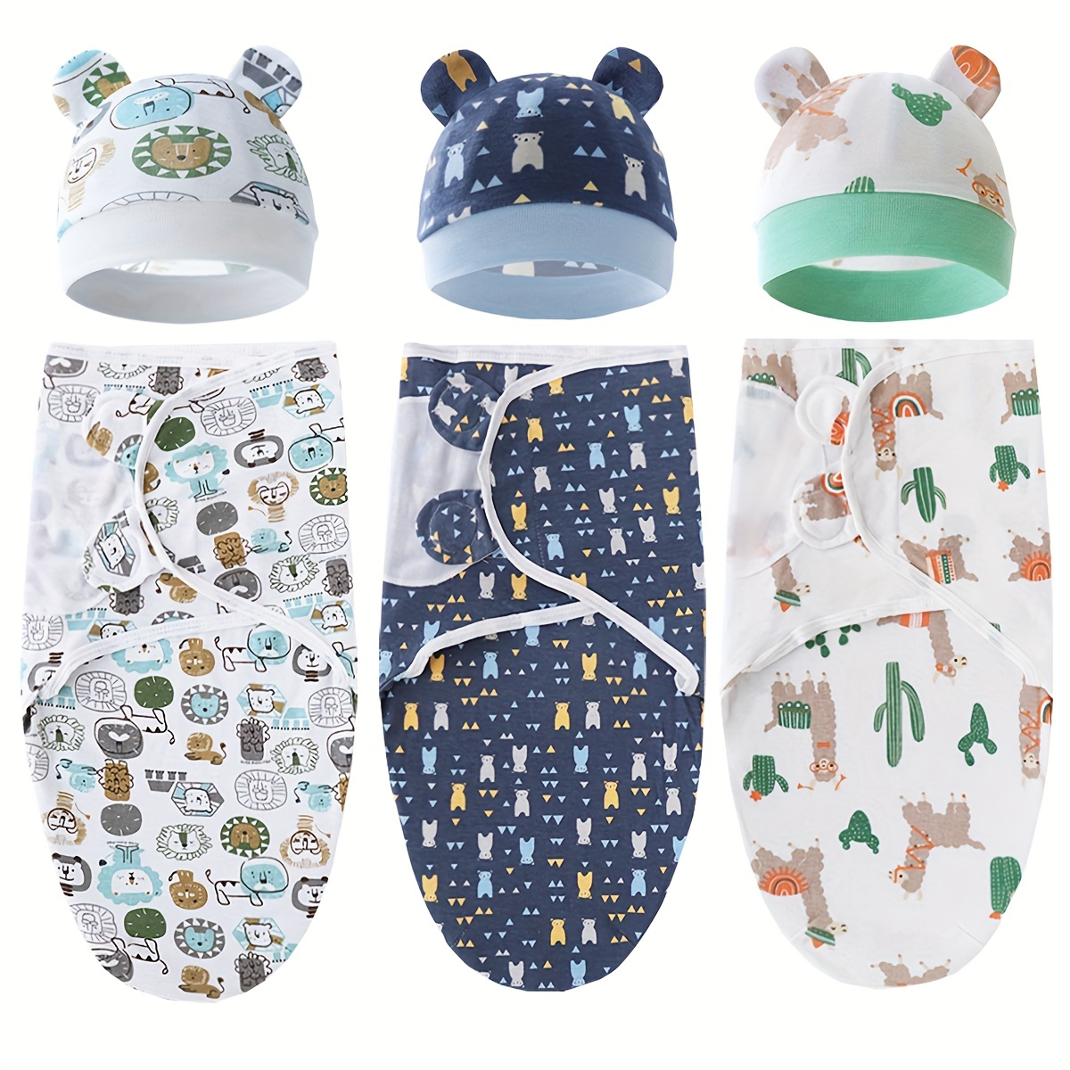 Baby Swaddle Blanket, 3 Pack, Newborn Swaddles 0-3-Month, Small-Medium,  Infant Swaddling Sack, Adjustable Swaddle Blanket Girl, Floral