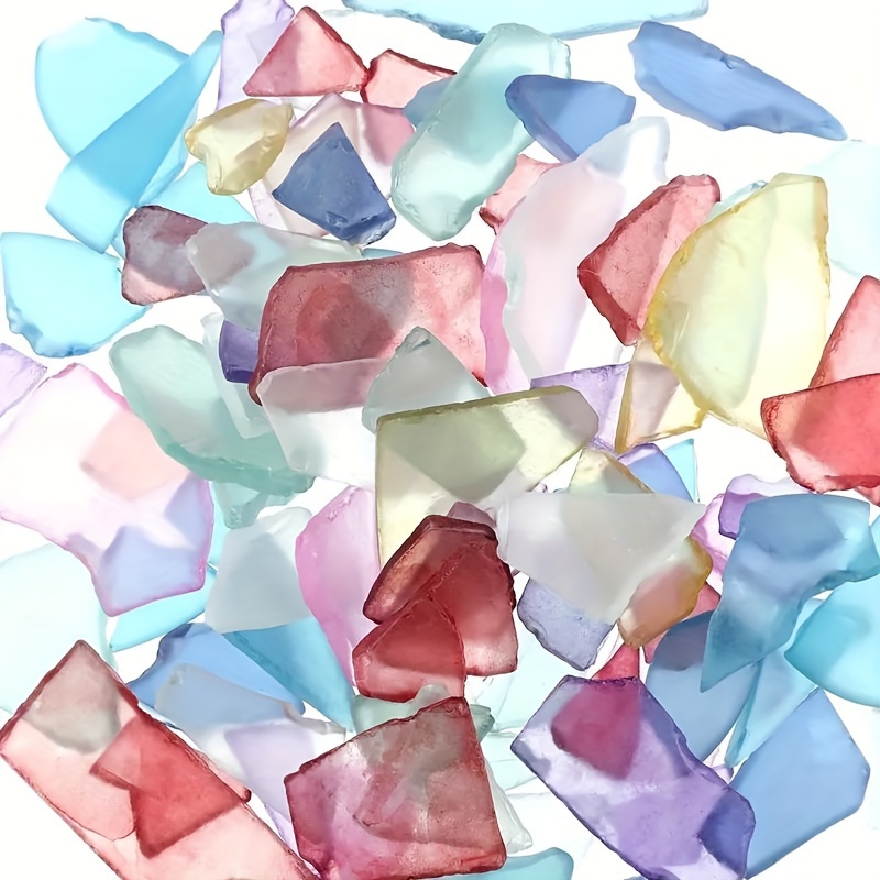 Deitras Sea Glass, 12OZ Flat Frosted Sea Glass for Crafts, 0.78-2inch Bulk  Sea Glass Decor, Seaglass…See more Deitras Sea Glass, 12OZ Flat Frosted Sea