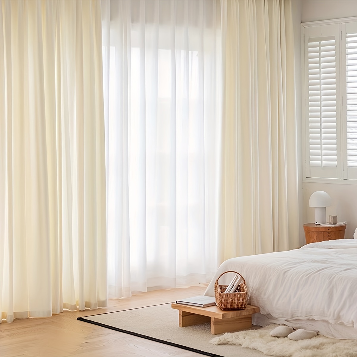 Barra de cortina doble, barra de cortina doble resistente de 1 pulgada para  ventanas de 28 o 42 pulgadas, barra de cortina doble negra para cortinas y