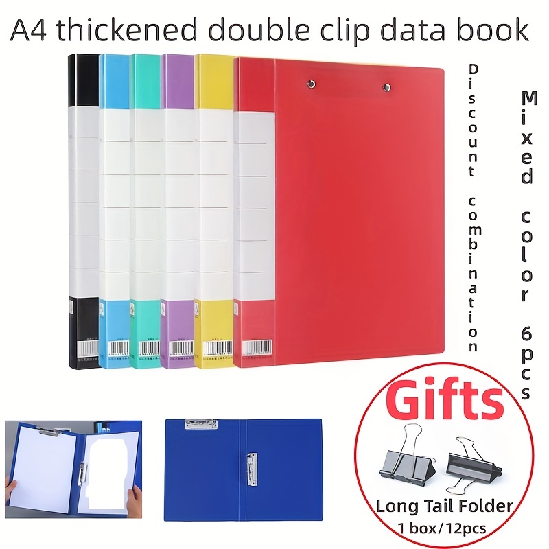Liderpapel Lateral Clip Pin Dossier Folder A4 Blue
