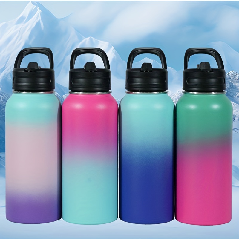 Sports Water Bottle Outdoor Water Bottle with Straw Plastic Portable Water  Cup Dinkware Camping Bike Bottle Kitchen Tools 780ml - AliExpress