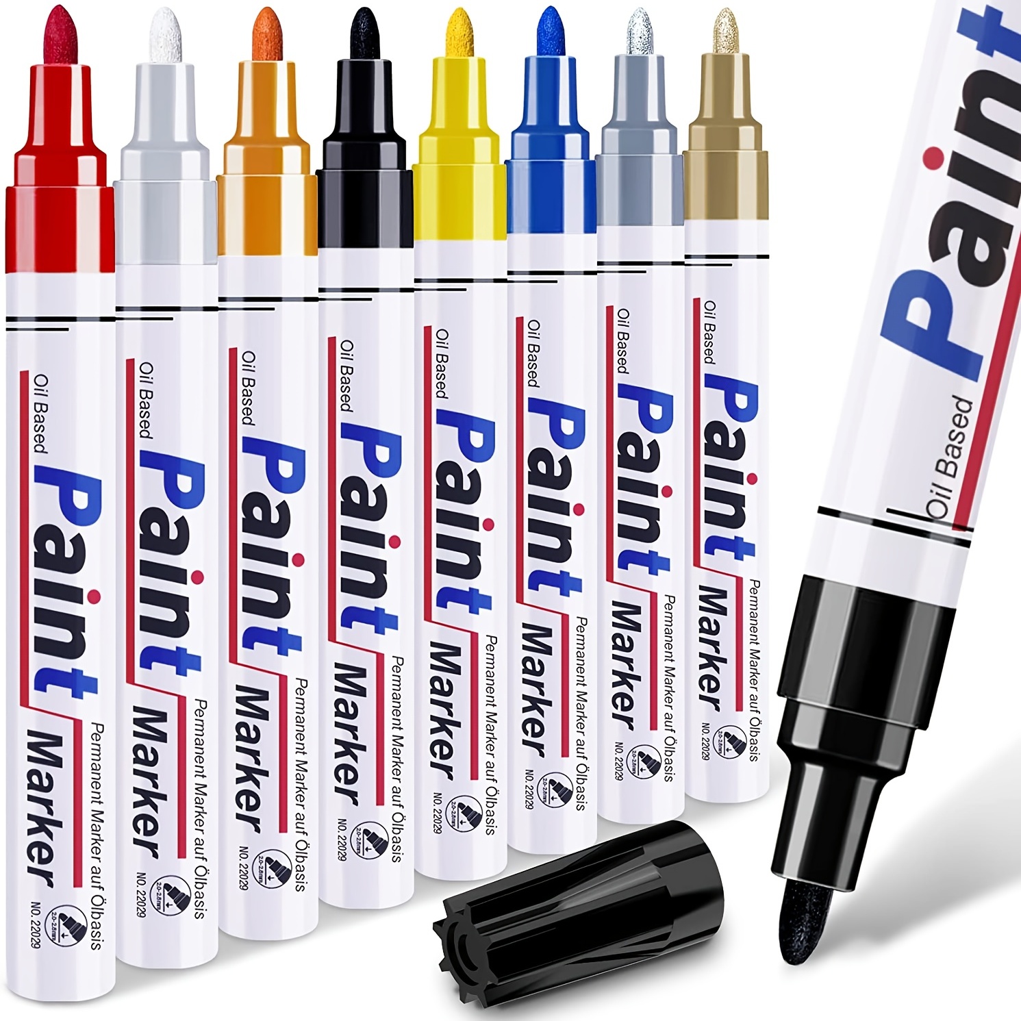 Bolígrafos de pintura a base de aceite rotuladores de pintura de