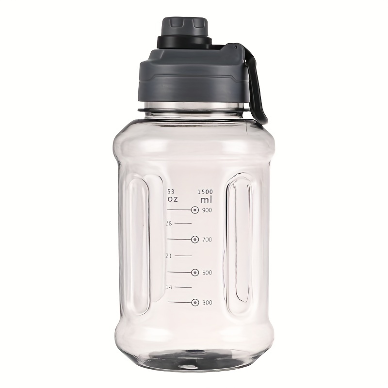 Portable Sports Water Bottle Large Capacity Pvc Free - Temu