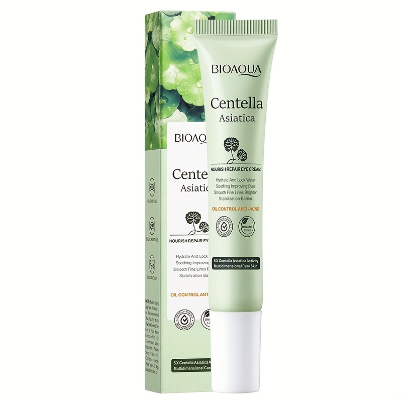Organic Centella Eye Gel for Puffiness & Dark Circles