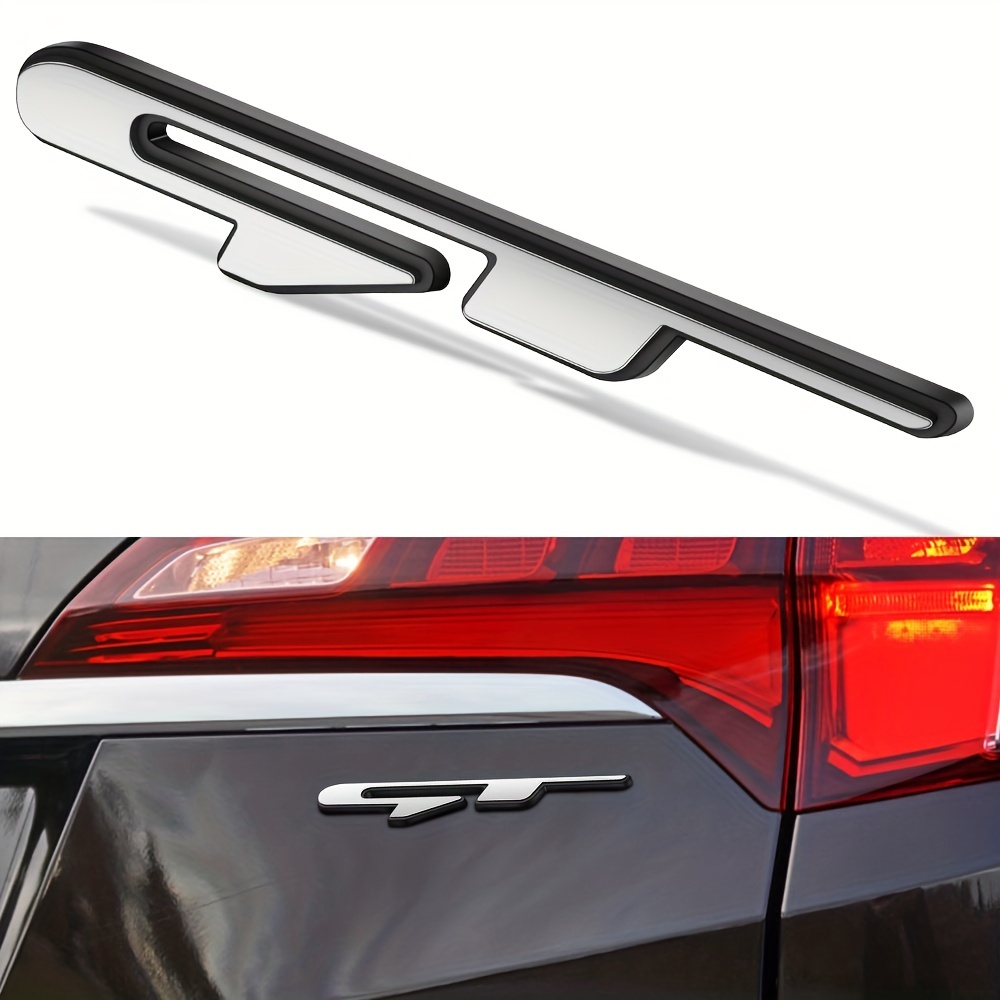 

Upgrade Your Car's Look With This 3d Gt Design Fender Emblem Badge Sticker For Peugeot & Kia Models!