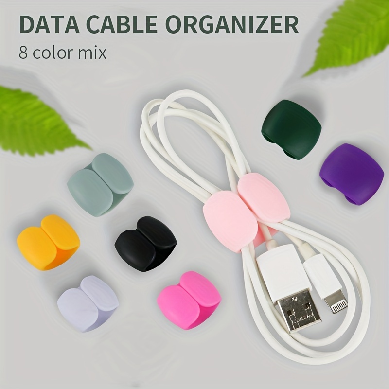 2pz Clip Per La Gestione Dei Cavi, Clip Per Cavi Di Ricarica USB, Clip Per  Cavi Per Auricolari, Organizzatore Di Cavi Dati, Clip Autoadesive Per La  Finitura Dei Fili Elettrici, Forniture Per