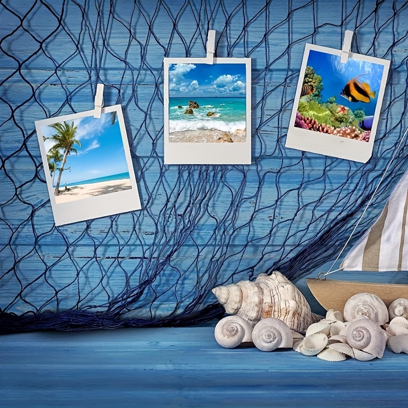 Ocean Inspired Fish Net Backdrop Nautical Under The Sea Party