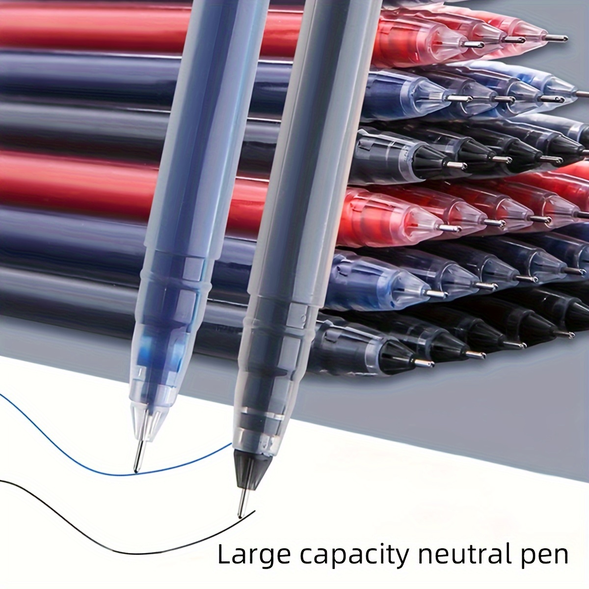 Colored Gel Pens Large Capacity Full Needle Tube - Temu