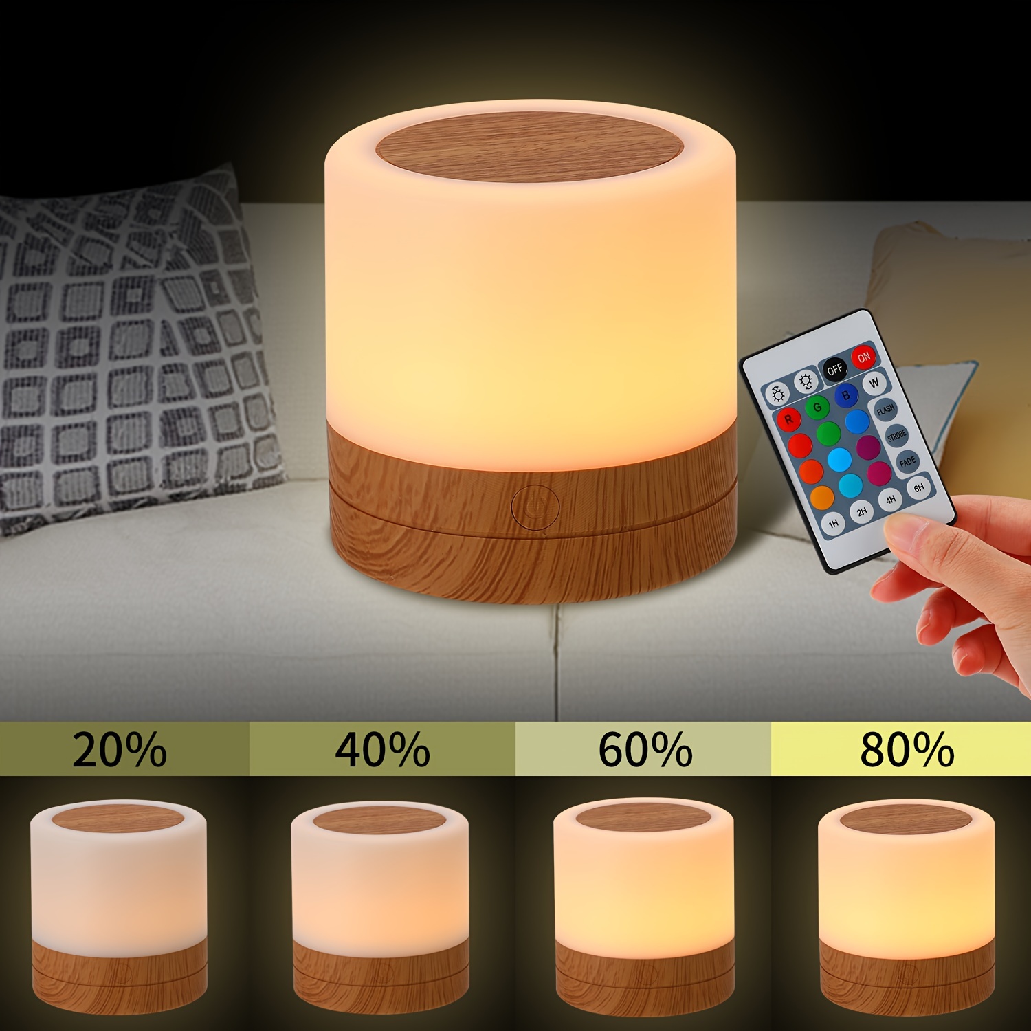 1 Stück Smart Bluetooth Sound Machine LED-Lampe mit kabellosem Ladegerät  Atmosphärenlampe mit App-Steuerung für Schlafzimmer-Heimdekoration – die  besten Artikel im Online-Shop Joom Geek