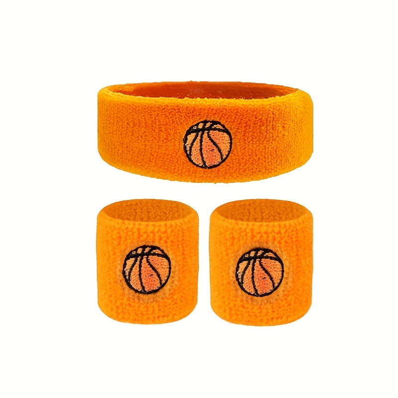 Yuarrent 4 par/set de muñequera colorida para tenis, muñequera de  baloncesto, muñequera de voleibol, muñequera de soporte, banda para el  sudor, Ropa