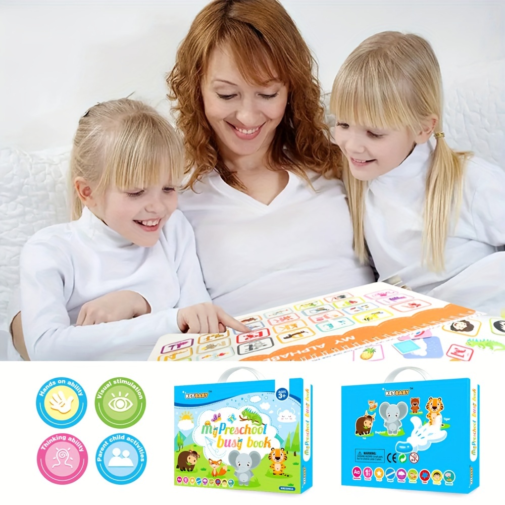 Baby Enlightenment Quiet Book Animal Teaching Aids Children's Handmade  Early Education Educational Toys