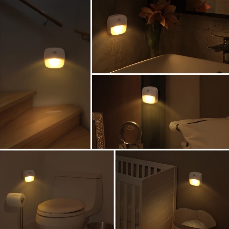 Sensor Night Wall Light Battery Powered Motion Sensor Lights - Temu