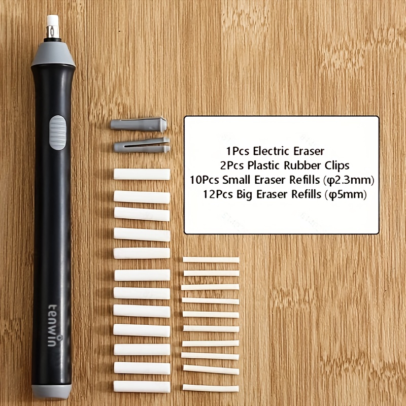 1 Set Electric Eraser Creative Cartoon Automatic Pencil Eraser For