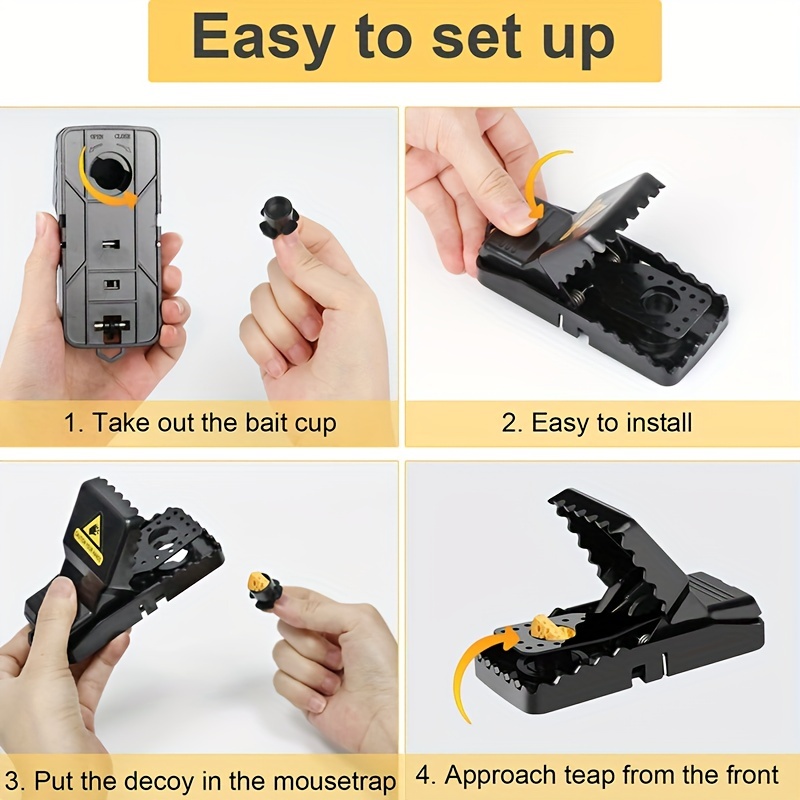 Plastic Mouse Trap Reusable Mice Trap For House Hands free - Temu