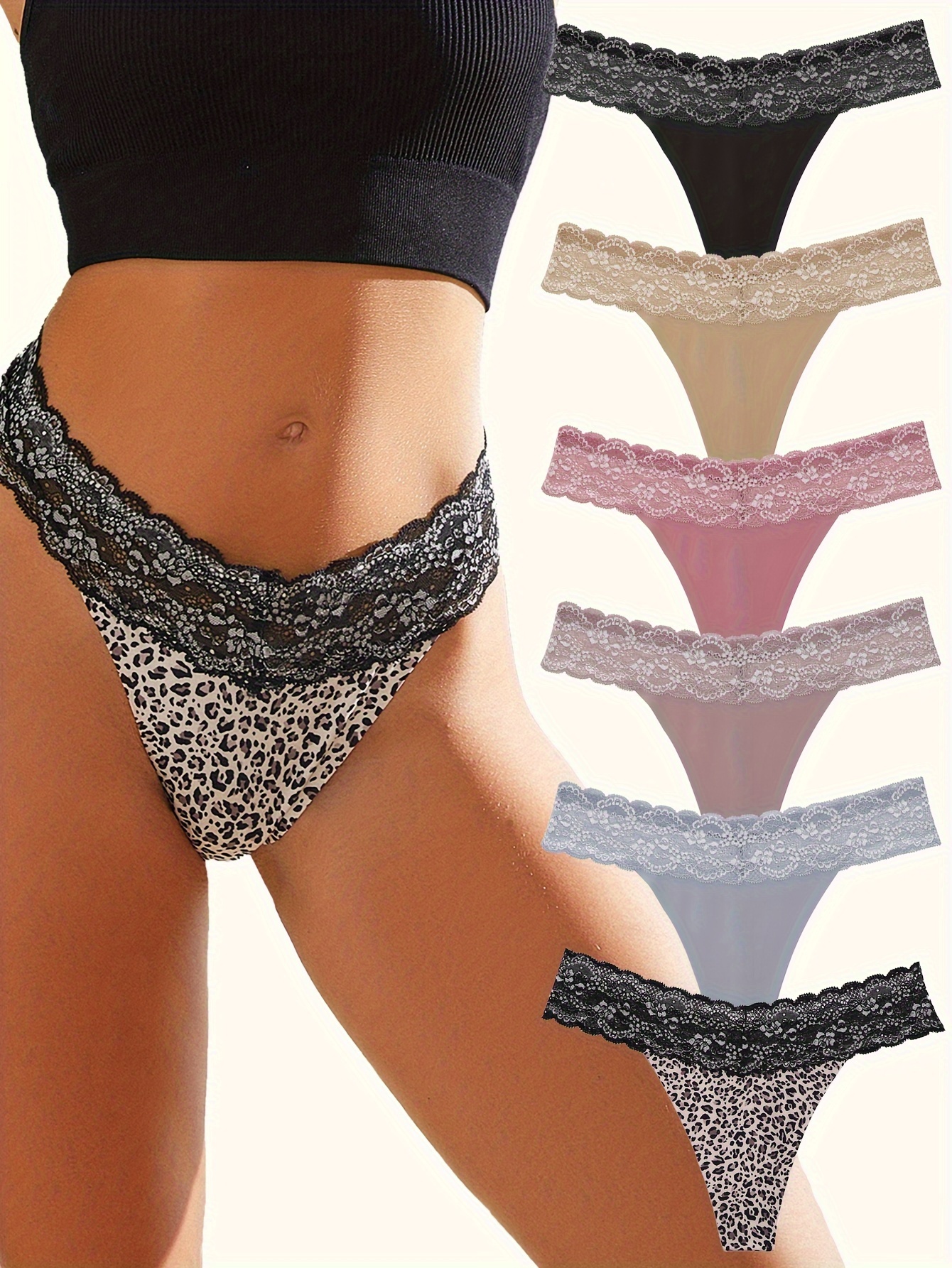 Women's Underwear Animal Print Sexy Seamless Panties Leopard Thong Briefs  Ladies Knickers – the best products in the Joom Geek online store