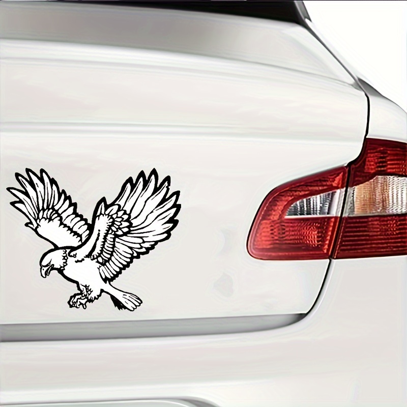 Garneck 2 pegatinas reflectantes para coche, diseño de águila calva,  bandera americana, para ventana de coche, coche, coche, coche, coche,  coche