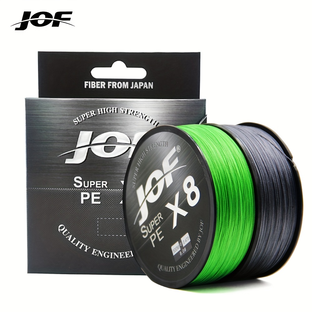 1pc 500M/546YDS Braided PE 8X Strands Fishing Line, Fluorescent Green Wear  Resistant Super Sensitive Strong Fishing Mainline For Sea Fishing