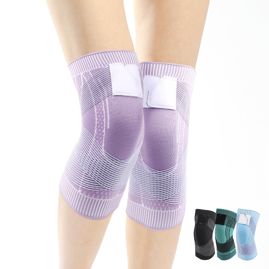 Compression Knee Sleeve Brace Adjustable Breathable Knee - Temu Canada