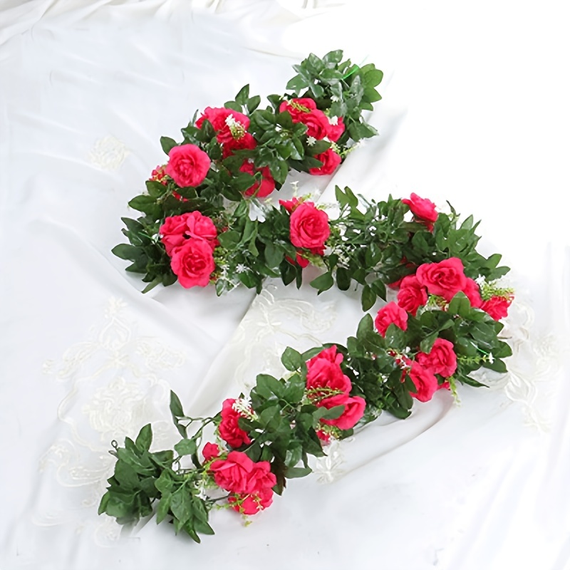 Flower Ivy Garland 86artificial Silk Rose Garland 2 