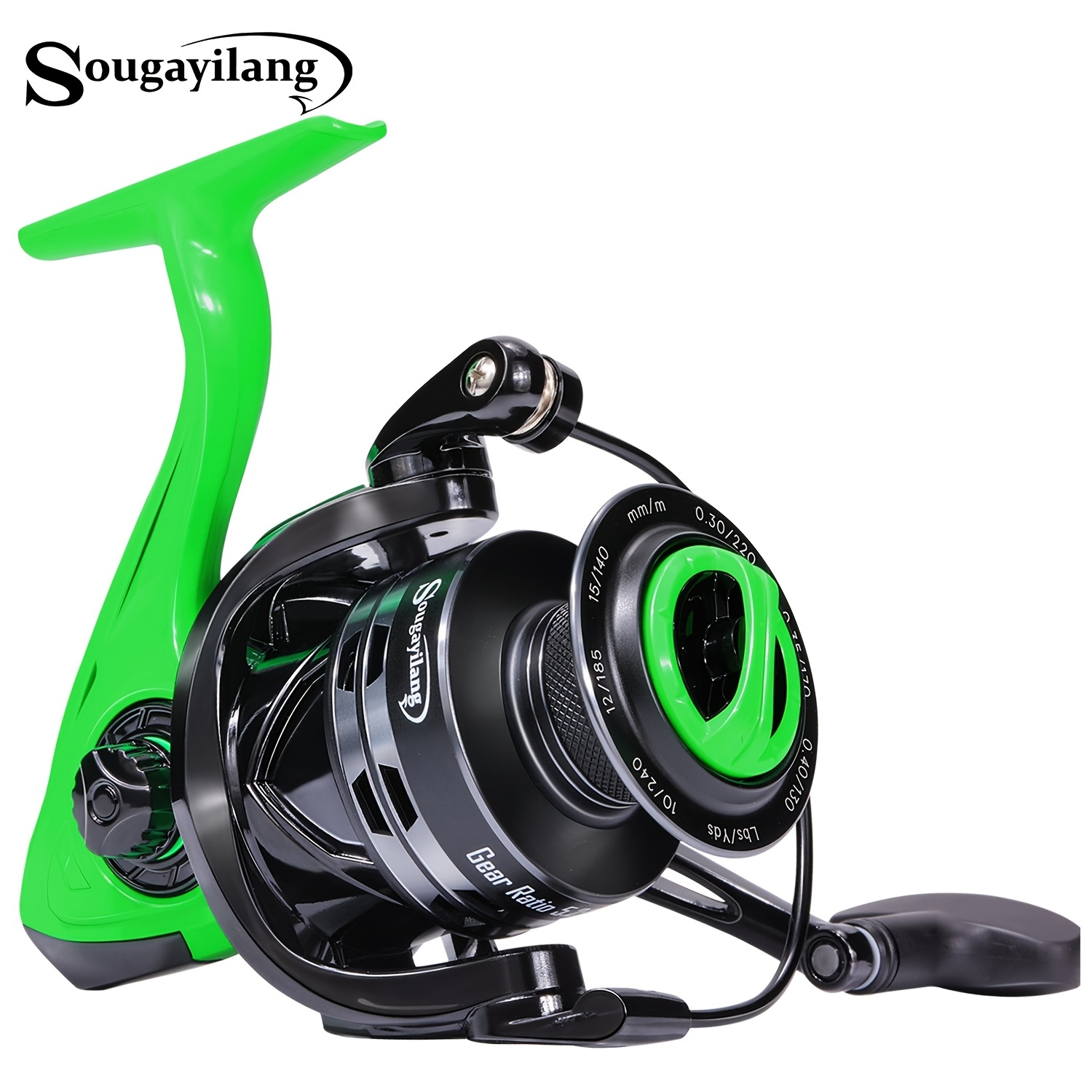Sougayilang Spinning Fishing Reel 11+1 Bb High Speed Gear - Temu
