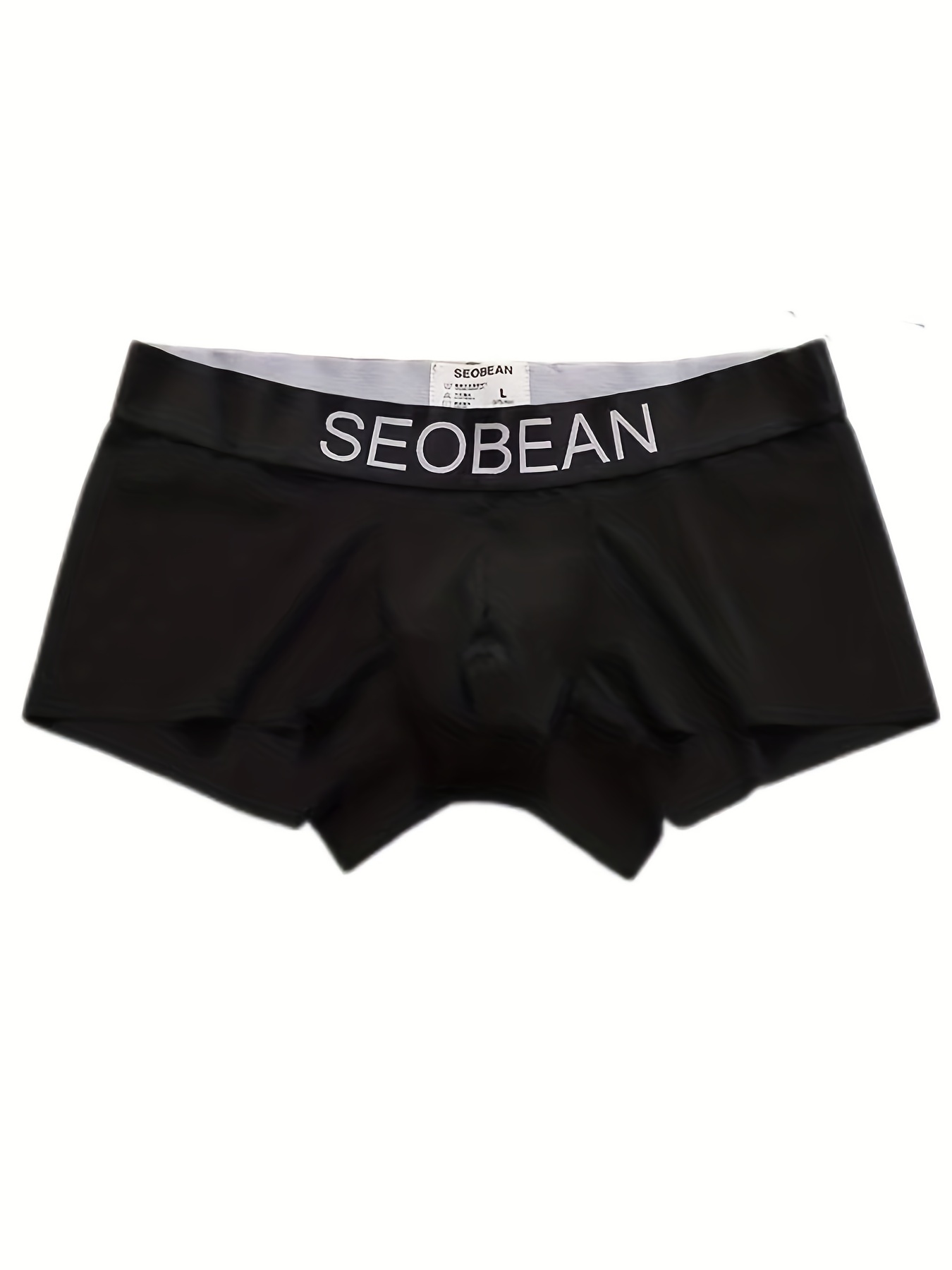 Men's Underwear Sexy Low Waist Boxer Briefs Ice Silk Cool - Temu