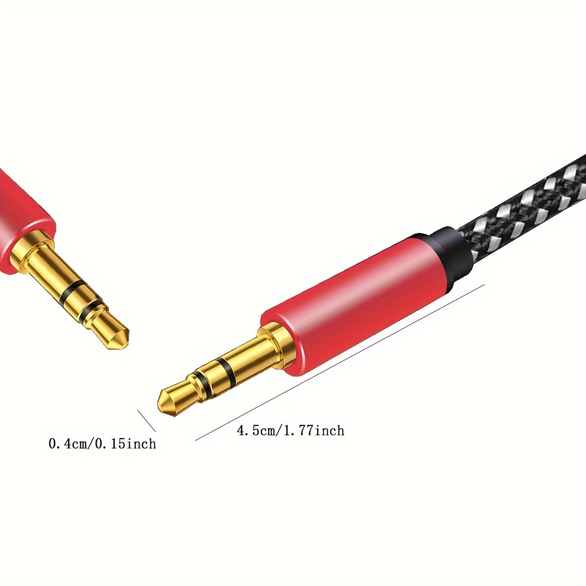 3.5mm Cable Audio Aux Nylon Trenzado Jack Cable Altavoz Hi-fi Sonido  Adaptador Entrada Auxiliar Macho Macho Cable Aux Iphone, Reproductor,  Auriculares, Coche, Estéreos Domésticos, Altavoz, Ipad, Ipod - Tecnología -  Temu