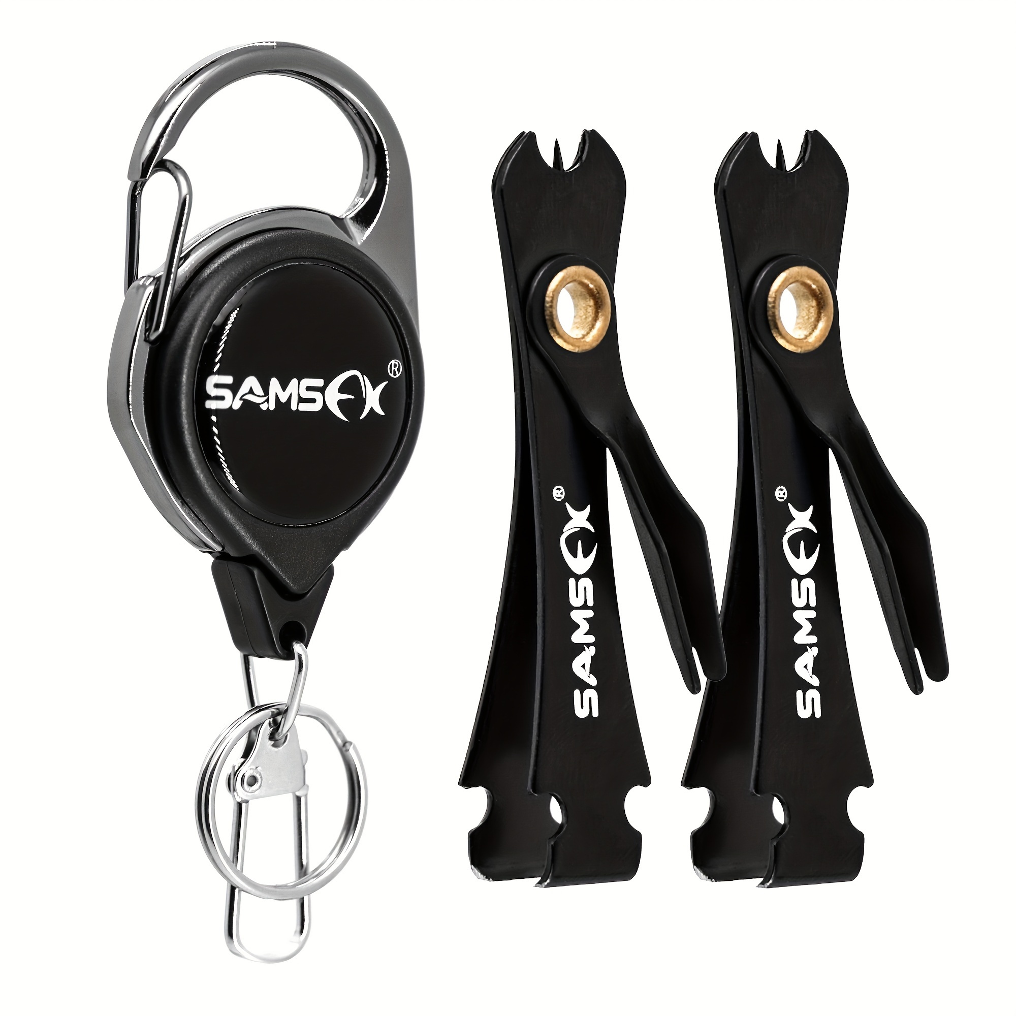 SAMSFX Fly Fishing Quick Knot Tying Tool 4 in 1 Mono Line Clipper 420  Stainless Steel Fishing Tools (3 in 1 Black Knot Tool, 2.6) :  : Sports & Outdoors