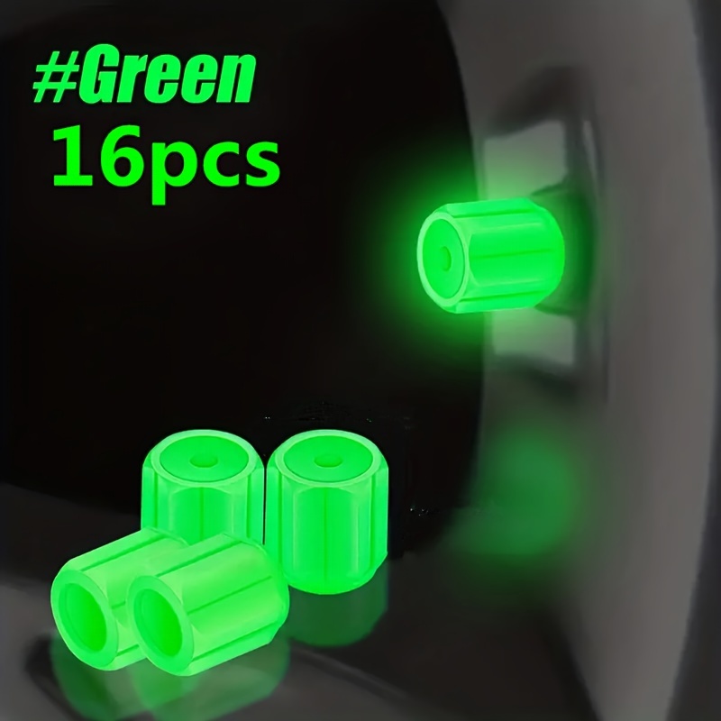 Personality Mix And Match Mini Fluorescent Tire Valve Covers