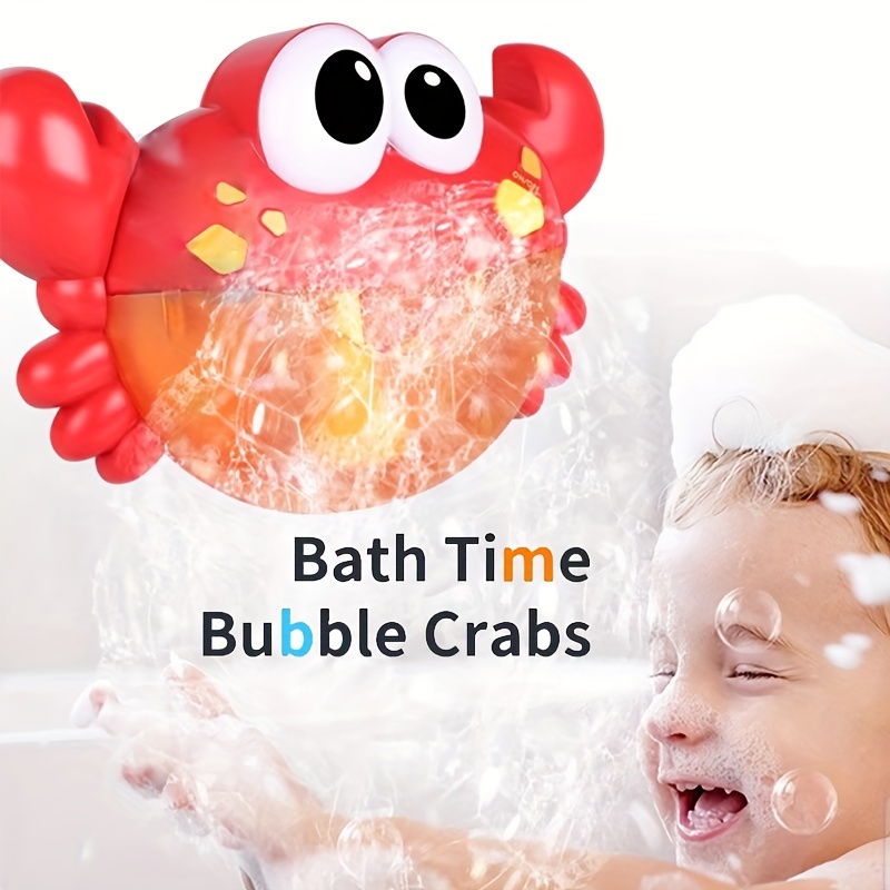 Bubble Crabs Baby Bath Toy Funny Toddler Bath Bubble Maker - Temu