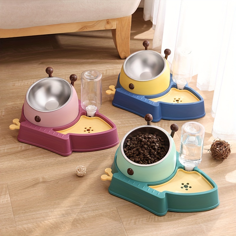 Stainless Steel Pet Feeder 3 in 1