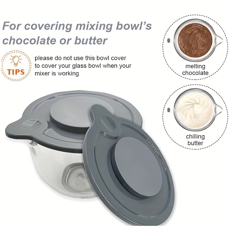 Tilt Mixer Glass Bowl Holder Head Lid Sealing Cover for KitchenAid
