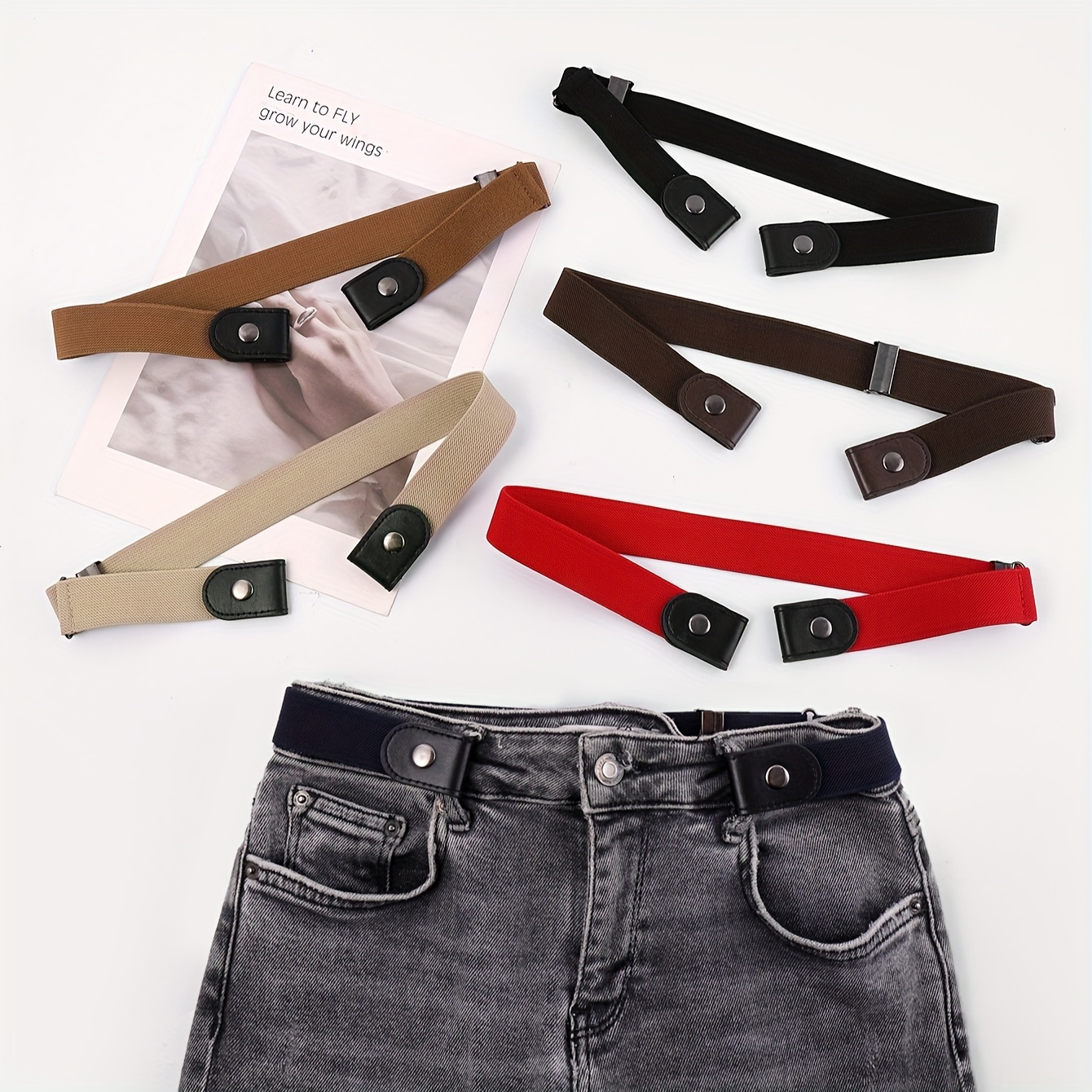 Extension de taille élastique réglable pour pantalons jeans - Temu Canada