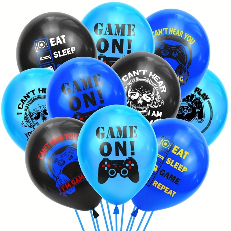 Birthday Party Supplies for Five Nights at Freddy's Includes Banner, Cake Topper, 24 Cupcake Toppers - 24 Balloons and Backdrop