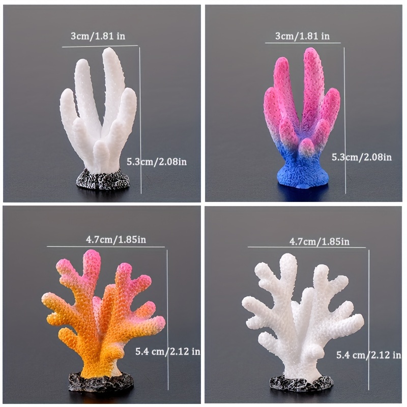 1pc Bright And Colorful Artificial Coral For Aquariums Enhance