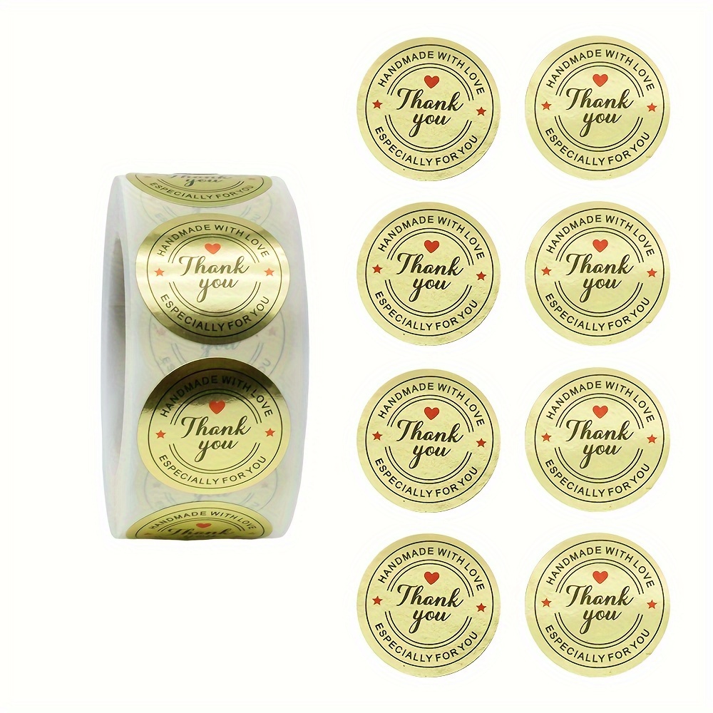 150 Stickers) Gold Foil Fire Paint Seal Embossed - Temu