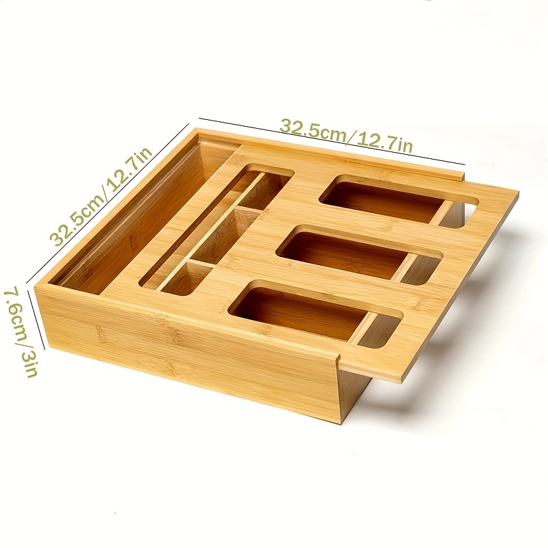 Bamboo Fresh keeping Bag Organizer Kitchen Drawer Finishing - Temu