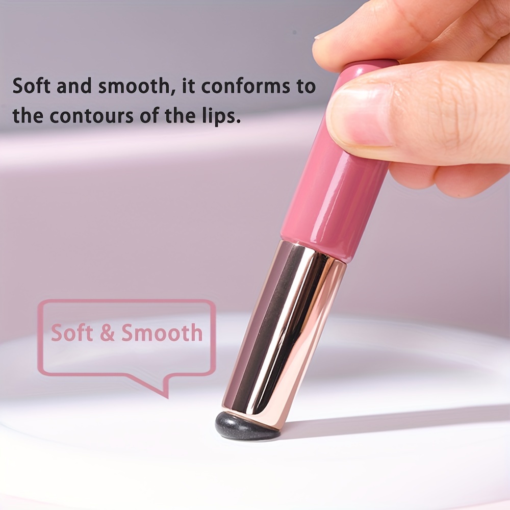 Silicone Lip Brush With Lid Easy And Efficient Lipstick - Temu